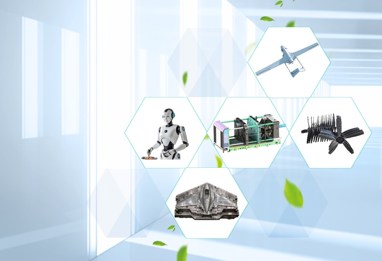 PDCPD composite parts - UAV fuselage, robot cover, yacht hull made by HongFox RIM molding